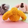 Keychains Explosive Soft Plush Monkey Gorilla Doll Keychain Pompom y Key Chain Couple Student Bag Pendant8801460