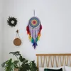 Handvävda Tapestry Net Indian Dreamcatcher Hem / Hotell Väggdekoration Tapestry Flera stilar Välj Rope Feather Weaving HHE3398