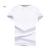 4Factory Direct Solid Color Sanded Mens T Shirt Sommar Nya Mäns Casual Round Neck Kortärmad Män T-shirts