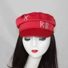 Semplice cappello RB Donna Uomo Street Fashion Style Cappelli da ragazzo Berretti neri Cappellini flat top Drop Ship Cap 220107