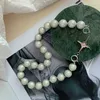 Esagerato Hip Hop Pearl Choker Diamond Cross Pendant Clavicola Chain Choker Collana per le donne Regalo di gioielli per la festa nuziale