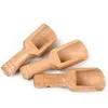 Mini Wooden Scoops Bath Salt Powder Detergent Spoon Candy Laundry Tea Coffee Spoons Eco Friendly Wood Toy Kitchen Tool