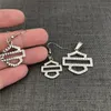 5 Color Crystal Motorcycles Biker Style Necklace Earrings Set 316L Stainless Steel Jewelry Lady Girls Shield Biker Pendant217o