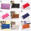 Women Cosmetic Bags Pu Leather Clutch Bag Zip Up Long Design Wallet Casual Lagre Capacity Coin Purse Organizer Bag 9 Colors BT1048