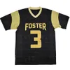 Custom Ceedee Lamb 3 # Foster High School Fotboll Jersey Stitched Black Any Name Number Size S-4XL Jerseys Toppkvalitet