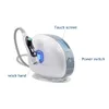 Low temperature skin cooling machine with frozen RF slimming device rejuvention face lifting