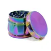 Sharpeners Beautiful 63mm Rainbow Grinders 4 Layers Grinder Zinc Alloy Material Top Quality Tobacco Herb Crusher WY983 ZWL