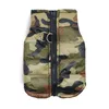 Imperméable Chien Vêtements D'hiver Veste Pour Animaux De Compagnie Coton Chaud Camouflage Gilet Pour Petits Chiens Chiot Manteau Bouledogue Français Vêtements Chat Suit295l