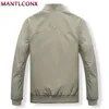 Giacche da uomo mantlconx cappotti casual primaverili a colori solidi giacca con cerniera con cerniera maschio giacca da bomber maschio uomo casual esterno 201130