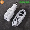 Original Xiaomi USB-laddare 08-EI 18W EU-adapter USB 3.0 5V 9V 12V Typ C Datakabel för MI 5 6 8 9 RedMi Not 7 8 Pro F1 A2 A3 Lite