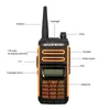 Talkie-walkie 2021 Baofeng X3 Plus 10W tri-bande 220-260MHz Radio amateur Scanner VHF UHF jambon CB émetteur-récepteur Woki Toki