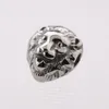 Nice Design Jewelry Making Metal Charms Gold/Silver/Black Plated 13*11MM Stainless Steel Lion Head Beads with Hole