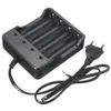 18650 Battery Charger 4 Slots AC 110V 220V 4.2V Smart Four Charging For Li-ion Rechargeable Batteries Flashlight