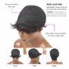 Natural Color Short Bob Straight Human Wigs With Bangs Brazilian Virgin Hair Pixie Cut Wig Cheap Human Hair Wig For Black Womenfactory direc