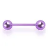 Barbell Body Piercing Jewelry Tongue Bar Stainless Steel Nipple Bars Ring Labret Lip Piercing Jewellery for Men Women