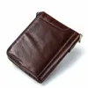 2023 Hot Sale Vintage Men Swallet Кожаные короткие кошельки мужской многофункциональный кошелек кошелька RFID Pocket Photocler