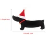 Christmas Tree Hanging Ornaments Creative Dachshund Dog Shaped Pendants New Year Holiday Party Decorations Supplies JK2011PH