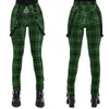 Women Plaid Pants High Waist Gothic Punk Pant Spring Summer Streetwear Woman Fashion Zipper Y2k Long Bottoms Trousers 220211