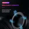 Topp Bluetooth -hörlurar Gamer Audio Breathing Lights Wireless Headset Bluetooth Earphone med Microphone Mute Alternativ för PS4, PS5, Xboxone