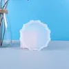 Resin Coaster Molds Textured Flower DIY Epoxy Resin Tray Mold Flower Tea Tray Coaster Epoxy Molds