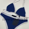 Klassischer Buchstaben-Bikini-Set, Badebekleidung, Sommer, atmungsaktiv, zweiteiliger Bikini, Geburtstagsgeschenk für Mädchen, sexy Badeanzug291M