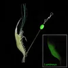 90 mm 7g 10pcs Soft Simulation Prawn crevet des crevettes pêche à crochet de forme flottante appât bionique artificiel avec