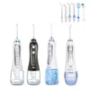 5x substituível portátil dental dental water flosser dicas bocal para irrigador oral dental água dental dentes limpador + escova de dentes cabeça