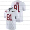 Özel Alabama Crimson Tide Jersey NCAA Koleji Futbol 2022 Patch Bryce Genç Henry To'oto'o Anderson Javon Baker Christian Harris