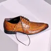 Gran oferta-2020 primavera nuevos zapatos de vestir de cuero genuino para hombres hebilla Oxford fiesta boda hombres zapatos formales de negocios de gran tamaño