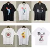 Oversize BOX PERSPECTIVE T Shirt Summer Men Women Vintage Tee Color Print Tops Short Sleeve T-Shirts