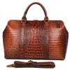 Duffel Bags 2021 Crocodile Pattern Genuine Leather Travel Bag European Outdoor Atmosphere Texture Large Handbag For Men And Women LD7781