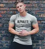 Mężczyźni Muscle Tshirt Kulturystyka Moda Bawełniane Koszule Dla Mężczyzn Trening Casual Daily Nosić Streetwear G1222