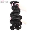 Ishow Norek Głębokie Luźne Brazylijskie Body Virgin Hair Extensions Peruwiański Ludzki Wiązki Wairch Water Curly Weave Splot dla kobiet w wieku 8-28 cal