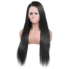 Meetu 13 * 1透明レースフロントウィッグ人間の髪のウィッグ緩い深い巻き巻き巻き巻きの体ストレートブラジルウォーターペルーの女性すべての年齢8-28インチナチュラルカラー