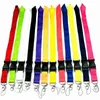 Neue Kommen Heiße 10 stücke Mode Kleidung Sport Lanyard Abnehmbare Halsband Lanyard für Schlüsselring Schlüsselketten Mobiltelefonkarte