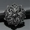 Fashion Diamond Brooch Crystal Flowers Brooches Pins Boutonniere Stick Corsages Scarf Clips Wedding Brooch fashion Jewelry will and sandy