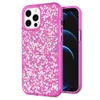 Glitter Bling Telefon Väska till iPhone 12 Mini 12 Pro 12 Pro Max 11 11 Pro TPU PC Back Cover Shell Oppbag