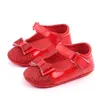 Kinder Kinder Mädchen Bowknot Schuhe Erste Wanderer Bebes Zapatos Ninas Neugeborene Baby Kleinkinder PU leder Nicht-slip Krippe Schuhe