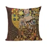 Retro Abstract Throw Pillow Cases Gustav Klimt Empress Cushion täcker oljemålningar Kuddar Dekorativa soffa kuddar Fall Kissen9510185