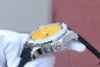 2020 GF V2 Seawolf A1733110 I519-200S ETA A2824 Автоматические мужские часы Желтые маркеры циферблата Black Rubber Edition PTBL Pur293Y