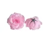 Dekoracje ślubne 200pcs 10 cm 20 colors jedwabne róży sztuczne głowy kwiatowe wysokiej jakości kwiat majsterkowania na ścianę