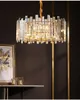 Gold Led Pendant Lights lamp Crystal Livingroom Indoor Lighting Modern Hanging For Dining room Kitchen Industrial Loft