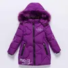 2020 Kız Aşağı Ceket çocuk Kış Giyim Çocuklar Sıcak Kalın Ceket Rüzgar Geçirmez Ceket Kız Karikatür Parka Kış Giyim LJ201130