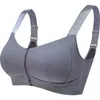 Ropa interior con cremallera Sujetador sin aro para mujer Cerrado con accesorio Leche para evitar que se caiga Sujetador trasero sexy 201202