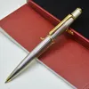 Yüksek kaliteli ünlü tükenmez kalem mavi veya kırmızı taş kırtasiye ofis ile okul malzemeleri yazma dolum hediye kalemler düşük fiyat