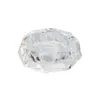 Crystal glass octagonal ashtray creative personality 5 kinds of color fashion exquisite craft home decoration