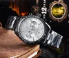 2021 Nouveau style Cinq points de luxe Montres pour hommes Tous les cadrans de travail Montre à quartz de haute qualité Top Marque Chronographe Horloge Ceinture en acier me278w