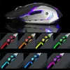 Sprzedawanie Wolf X7 Wireless Gaming Mouse 7 kolorów LED podświetlenie 24 GHz optycznych myszy dla Windows XPVISTA7810OSX1500586