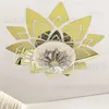 Autoadesivi della casa 3D Sole Grandi Autoadesivi della parete del fiore del grande fiore Autoadesivi del soffitto Specchi Decorativi Soggiorno rotondo della camera da letto della camera da letto della casa r033 201201