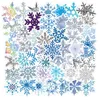 50pcs Snowflake Drifrics Decoration Classes Cartoon Cartoons Notebook Cup Cup Sticker لا تكرار ملصقات الأمتعة ملصقات الرسوم المتحركة